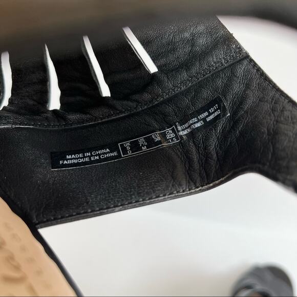 CLARKS Deloria Ivy Caged Bootie Sandals Black - Picture 7 of 7